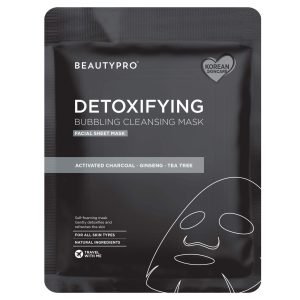 DETOXIFYING Bubbling Cleansing Sheet Mask with Activated Charcoal - 1